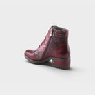 L'Artiste Sunsetride boots in Bordeaux Multi, alternate angle view