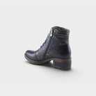 L'Artiste Sunsetride boots in Navy Multi, alternate angle view