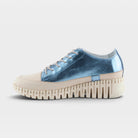 Spring Step Surana-Glo Blue Metallic Sandal