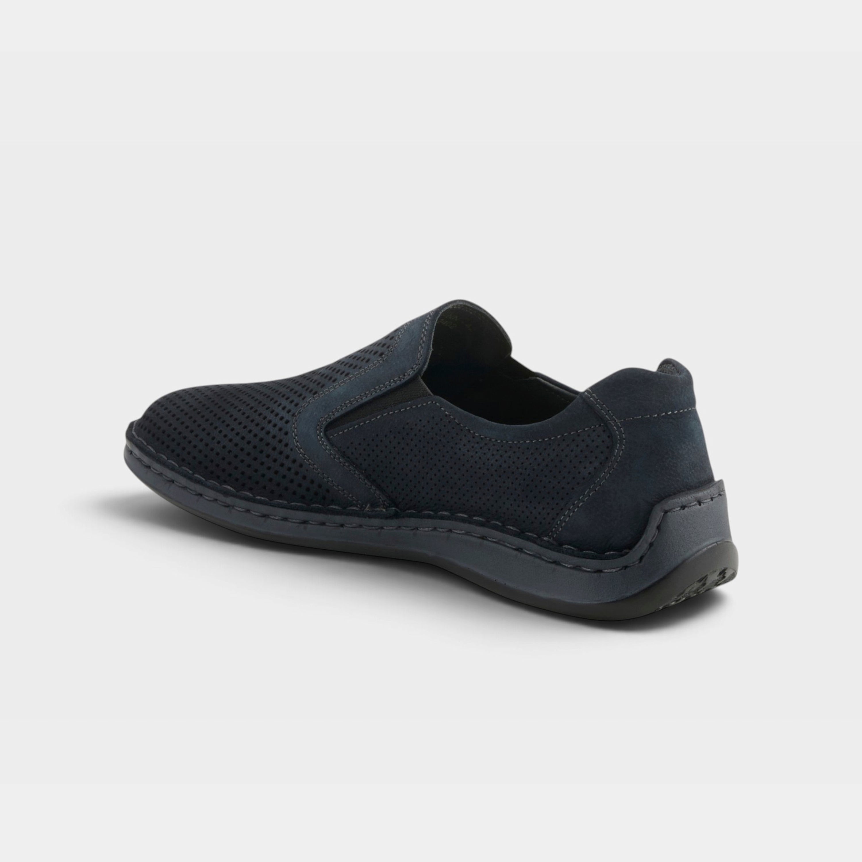 Spring Step Men Surano Navy Nubuck Slip-On Shoe
