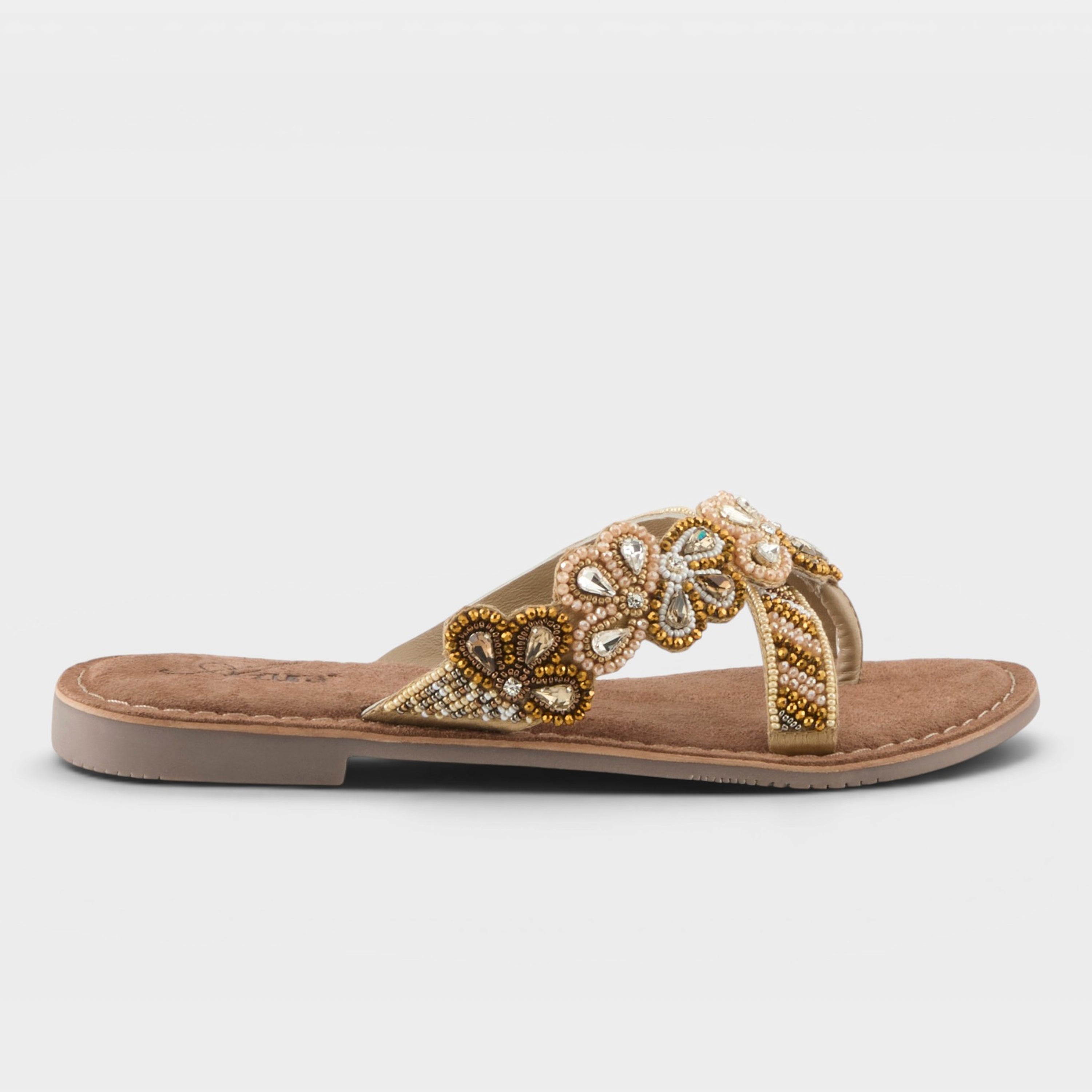 Azura Sweetums Beige Multi Sandal