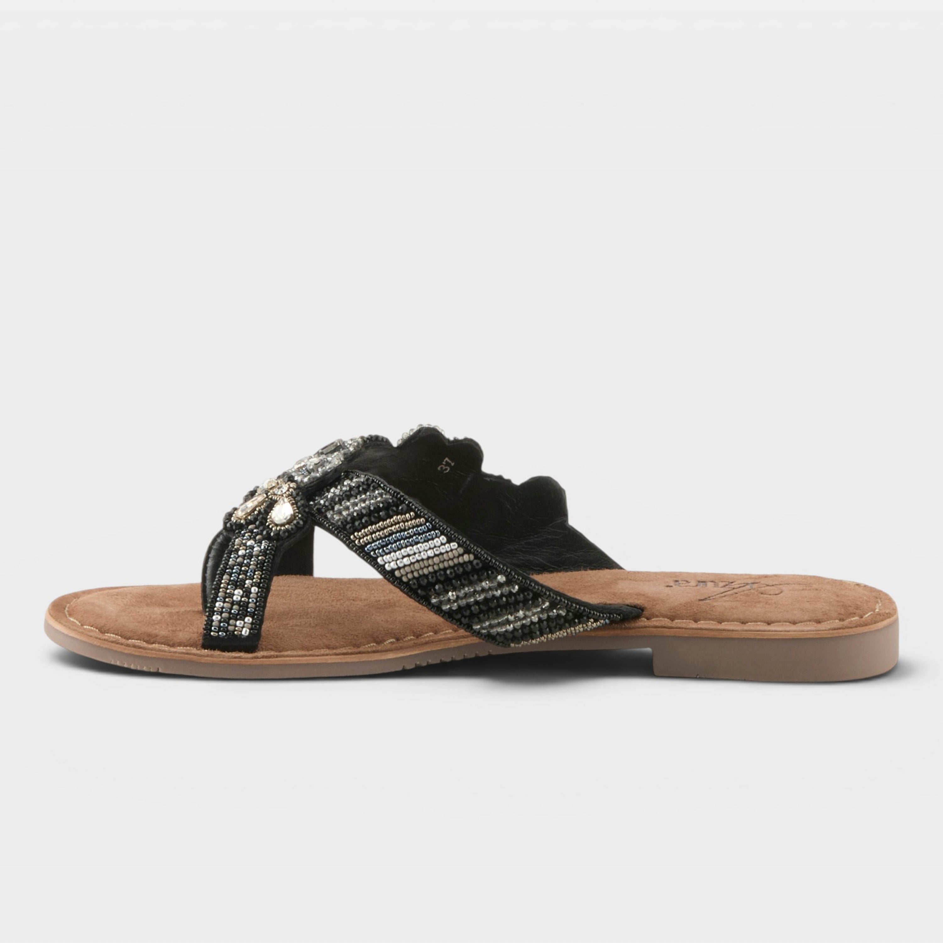 Azura Sweetums Black Multi Sandal