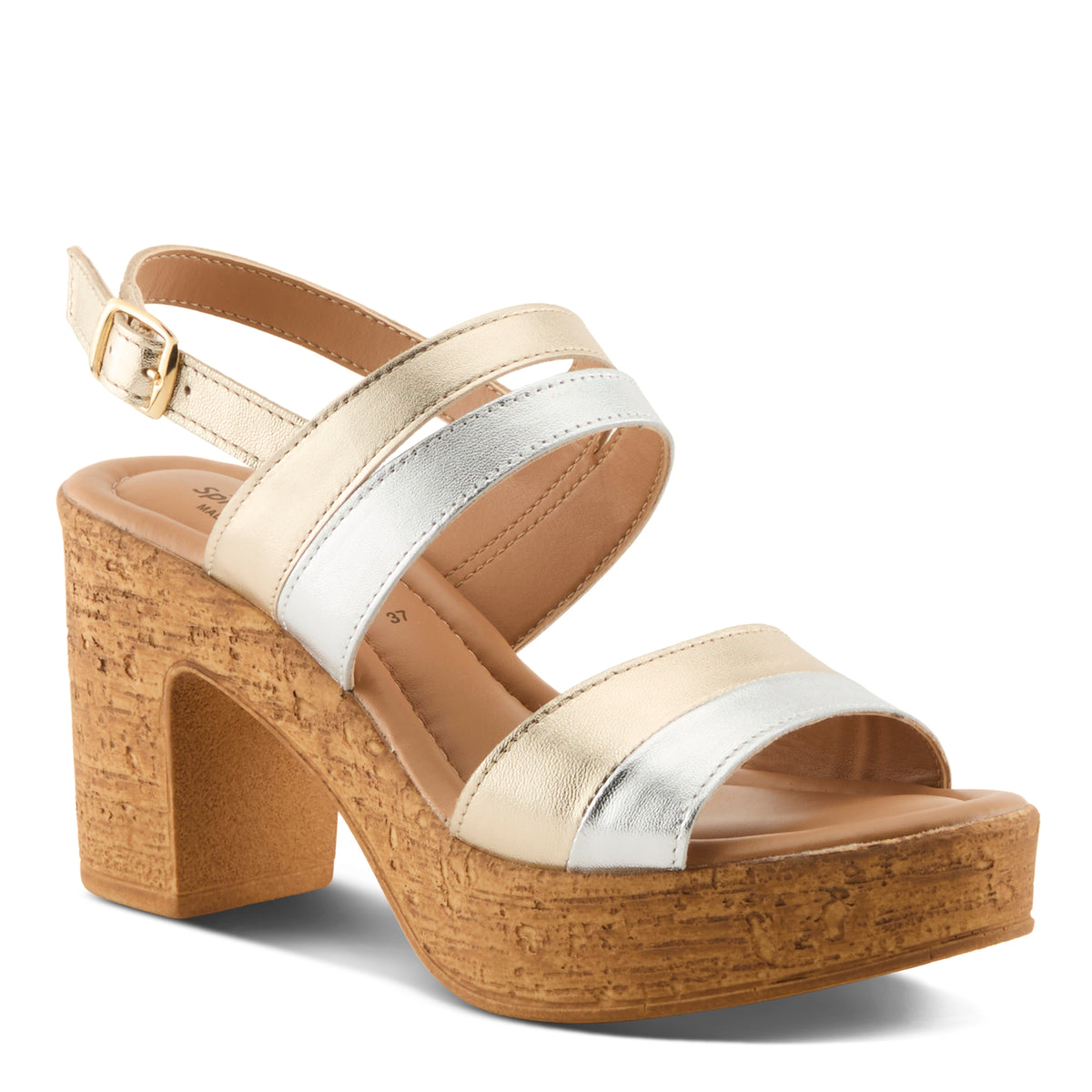 Spring Step SPRING STEP TALHA SANDALS sandal in silver multi with comfortable everyday design