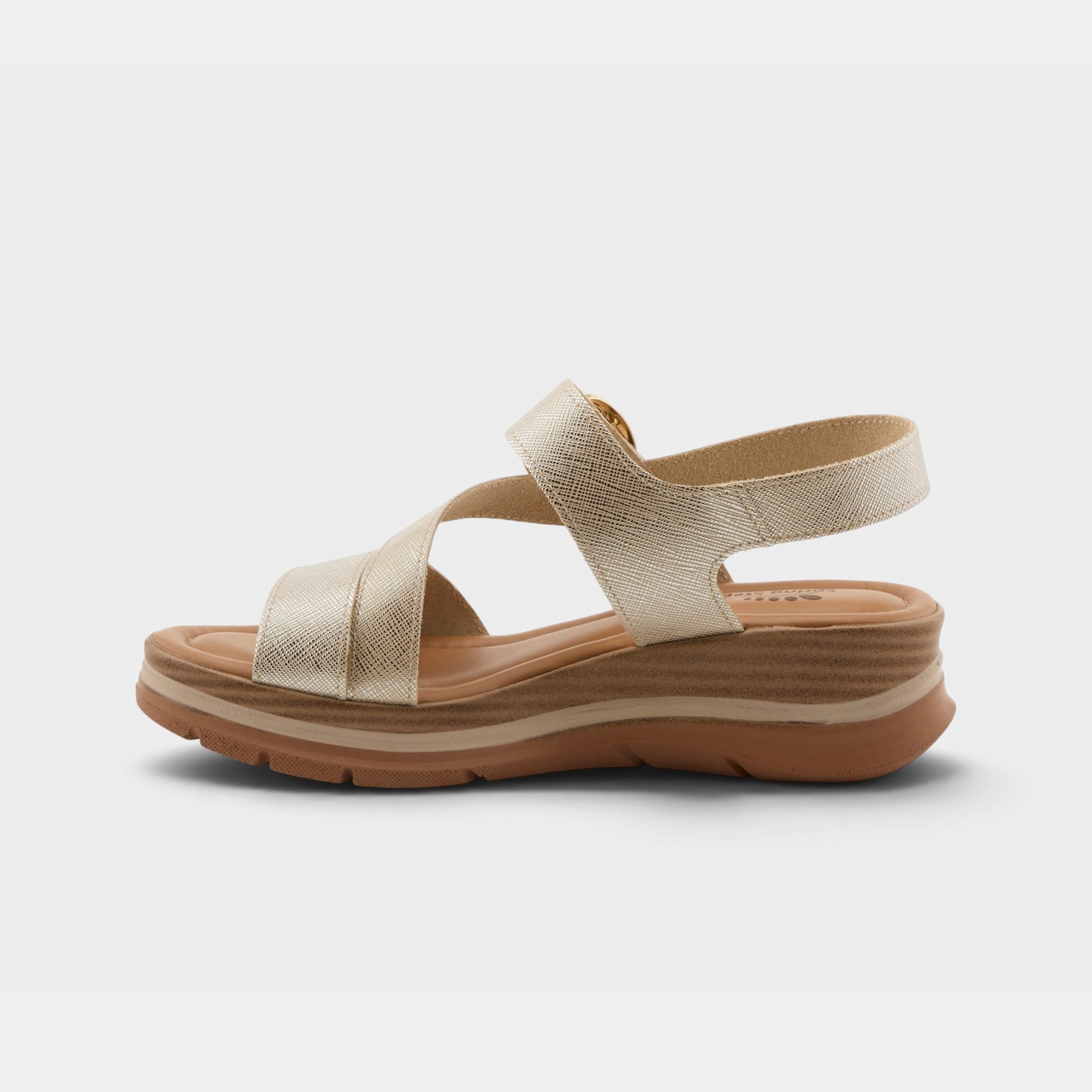 Spring Step Taliah Gold Sandal