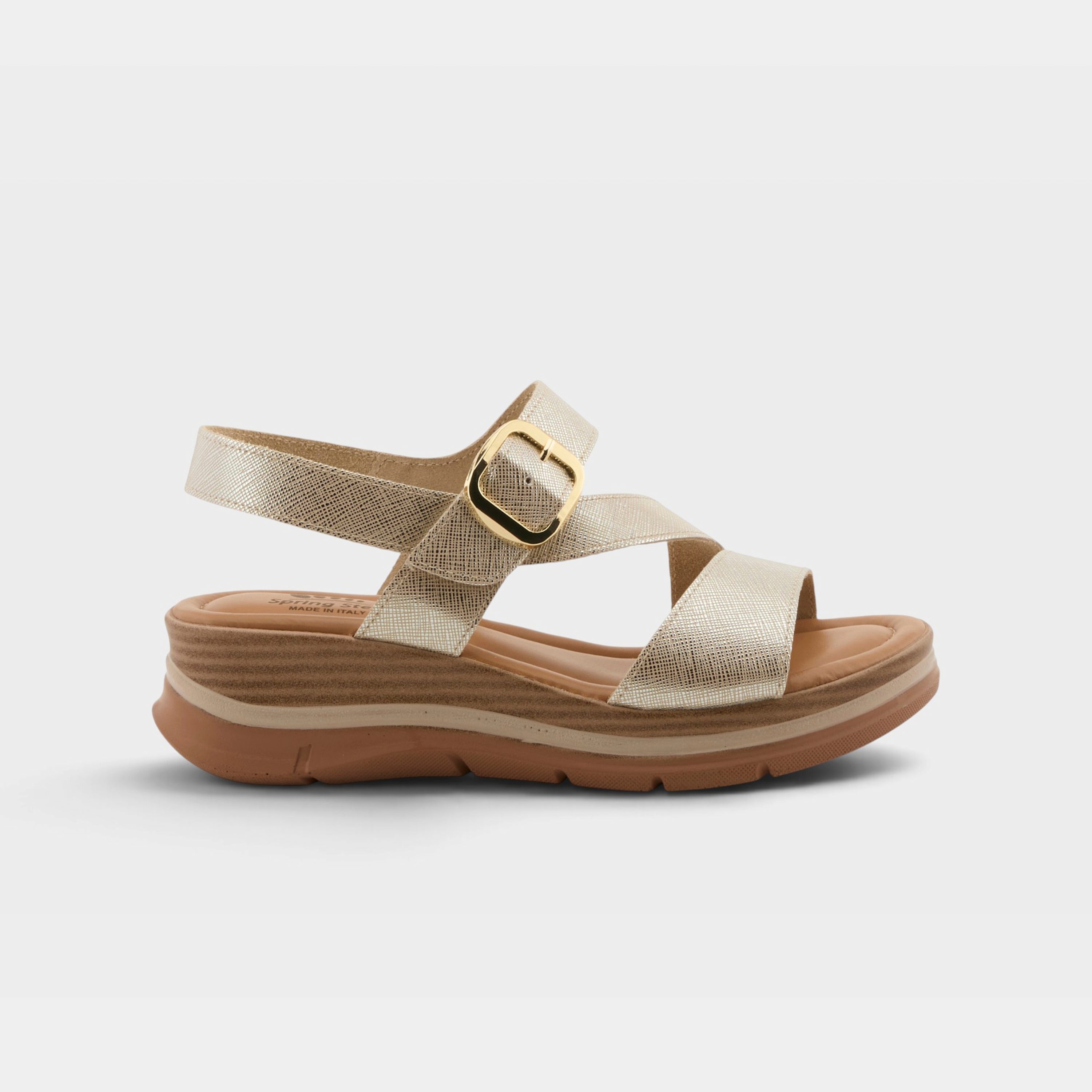 Spring Step Taliah Gold Sandal