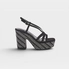 Azura Tamar Black Sandal