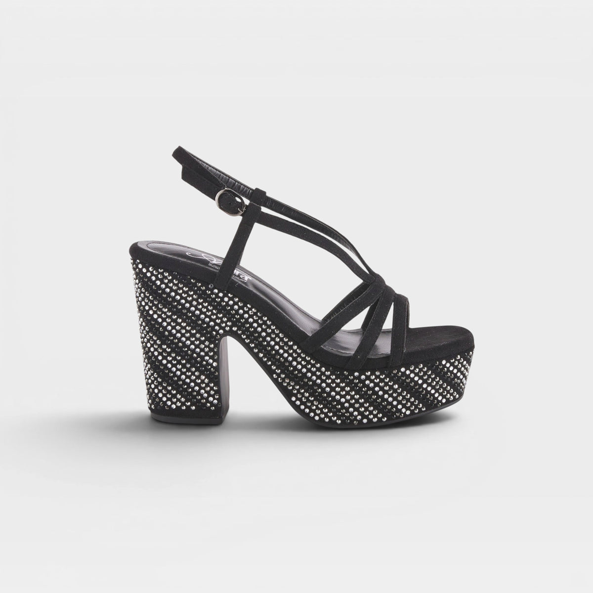 Azura Tamar Black Sandal