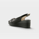 Spring Step Tamra Black Casual Sandal