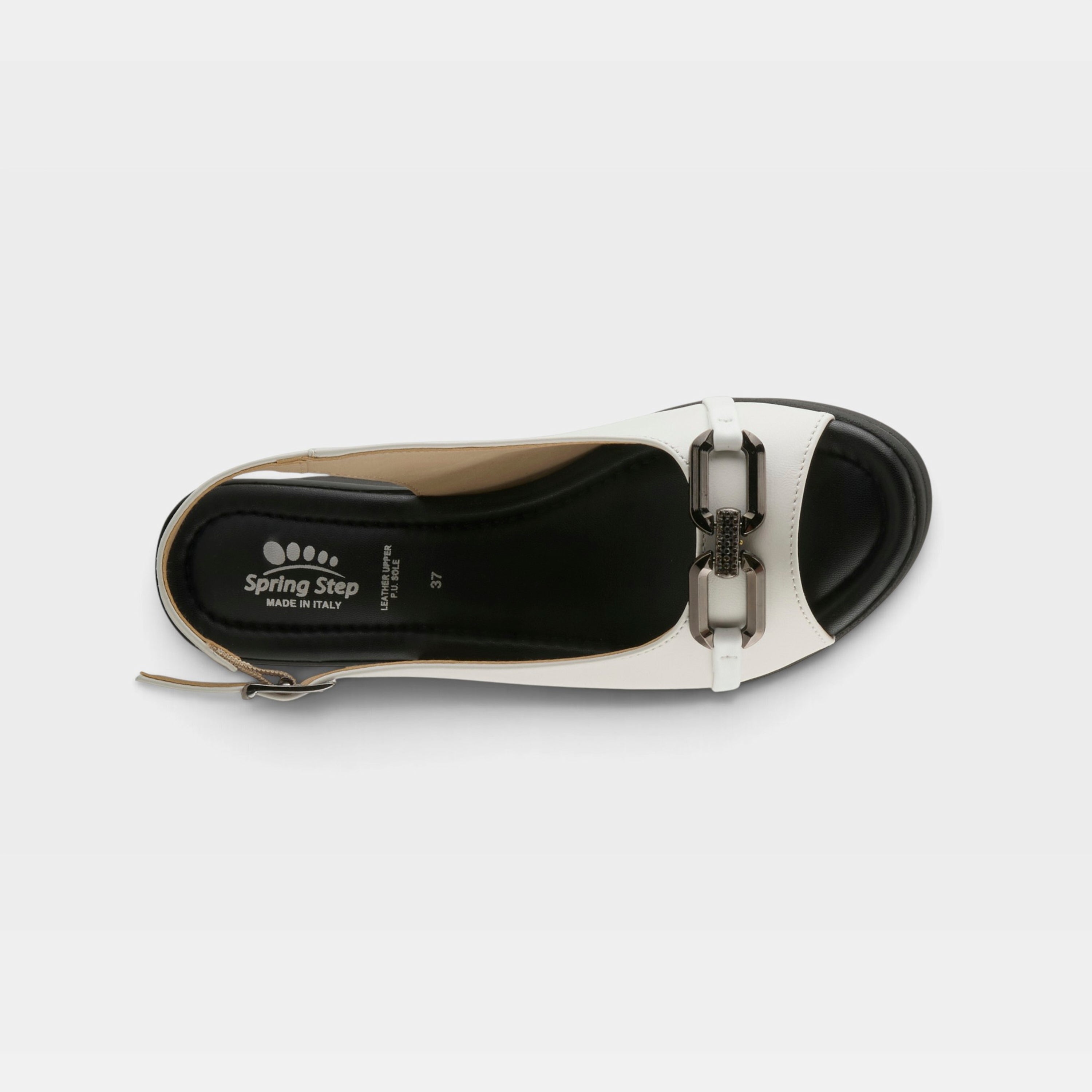 Spring Step Tamra White Casual Sandal