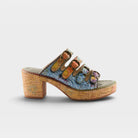 L'Artiste Teetimer sandals in Blue Multi, hero view