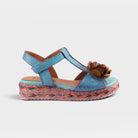 L'Artiste Tempest sandals in Blue Multi, hero view