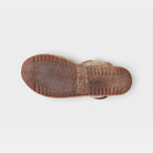 L'Artiste Tempest sandals in Light Grey, outsole view
