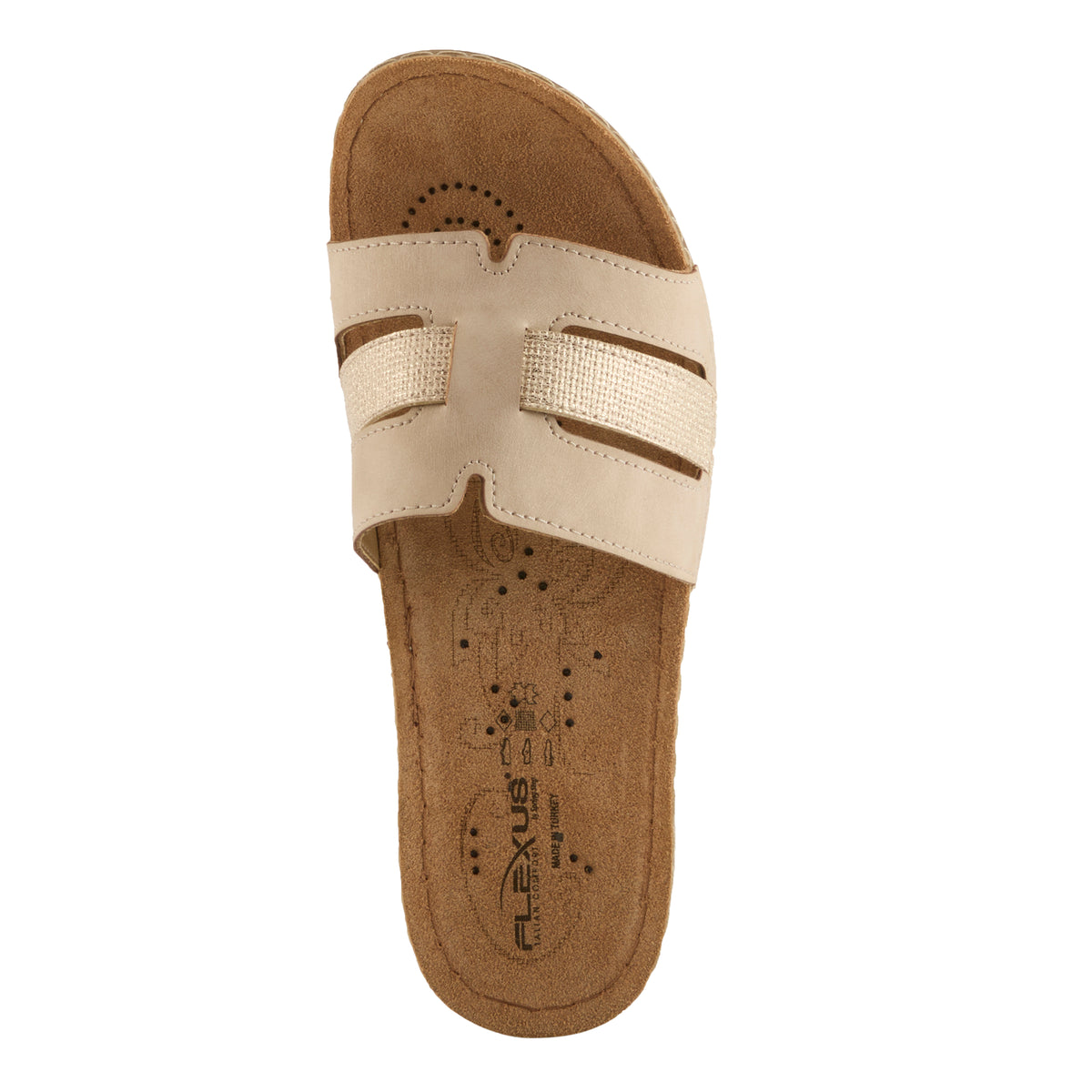 Flexus FLEXUS TETHYS SANDALS sandal in bone with flexible sole