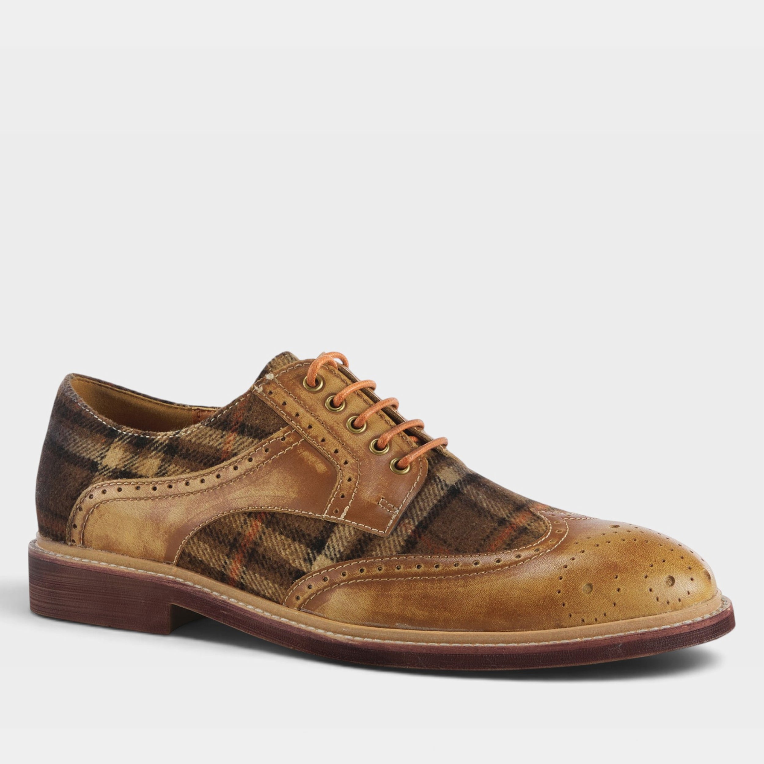 Premium L'artiste Men Thavo-plaid Oxford Shoe – Spring Step Shoes