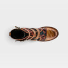 L'Artiste Thisway boots in Tan Multi, top view