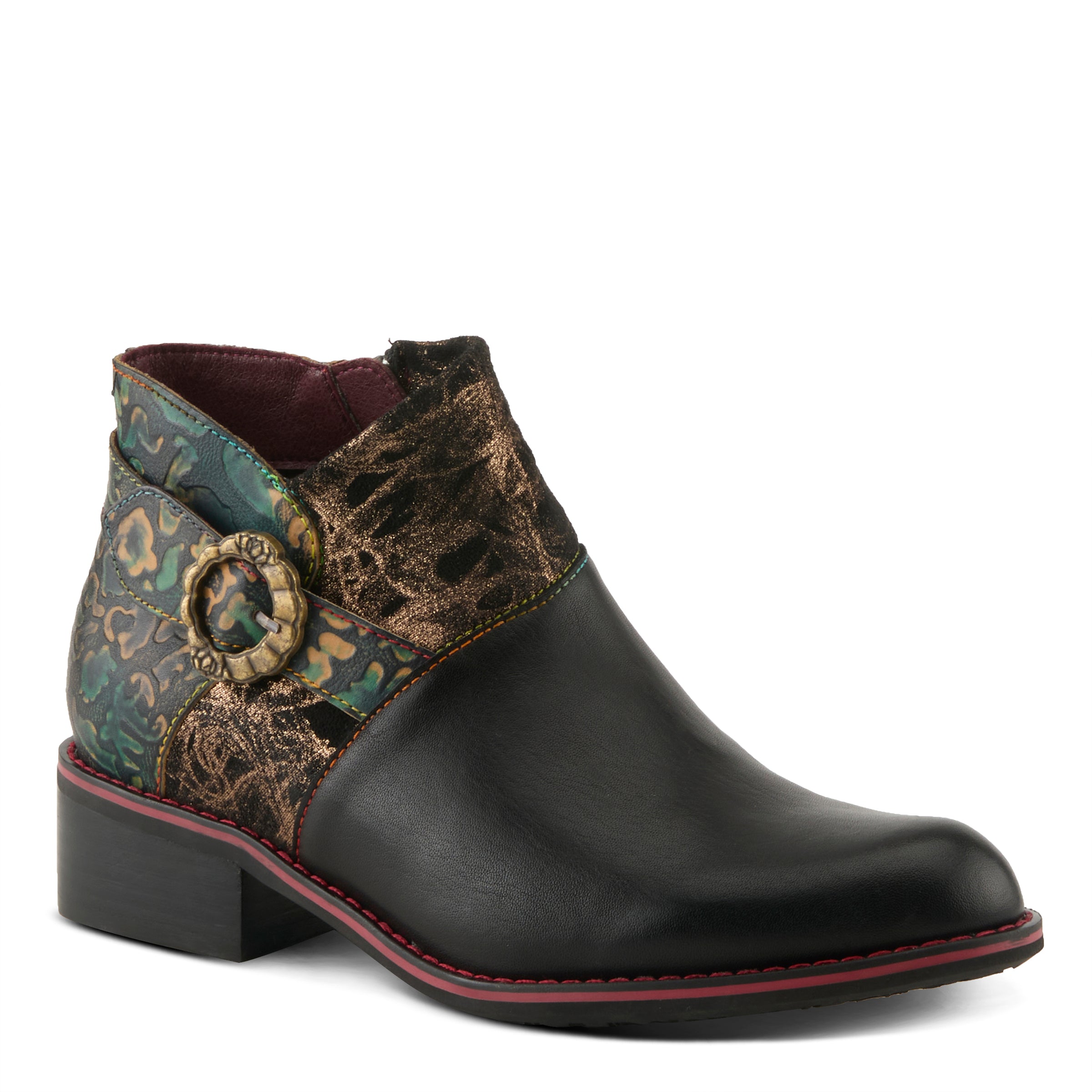 L'Artiste L'ARTISTE TIATIA BOOTS boot in brown with handcrafted leather design