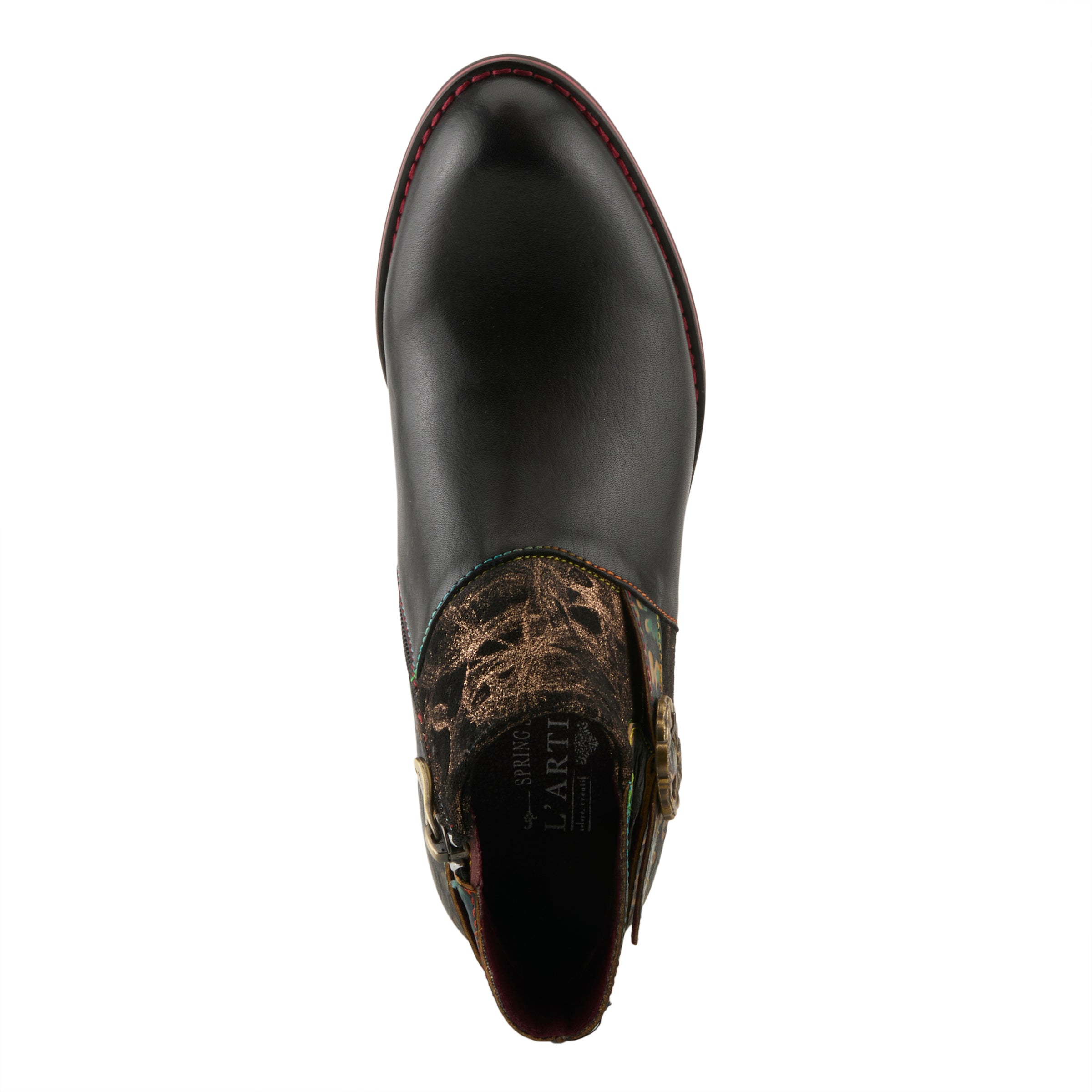 L'Artiste L'ARTISTE TIATIA BOOTS boot in brown with handcrafted leather design
