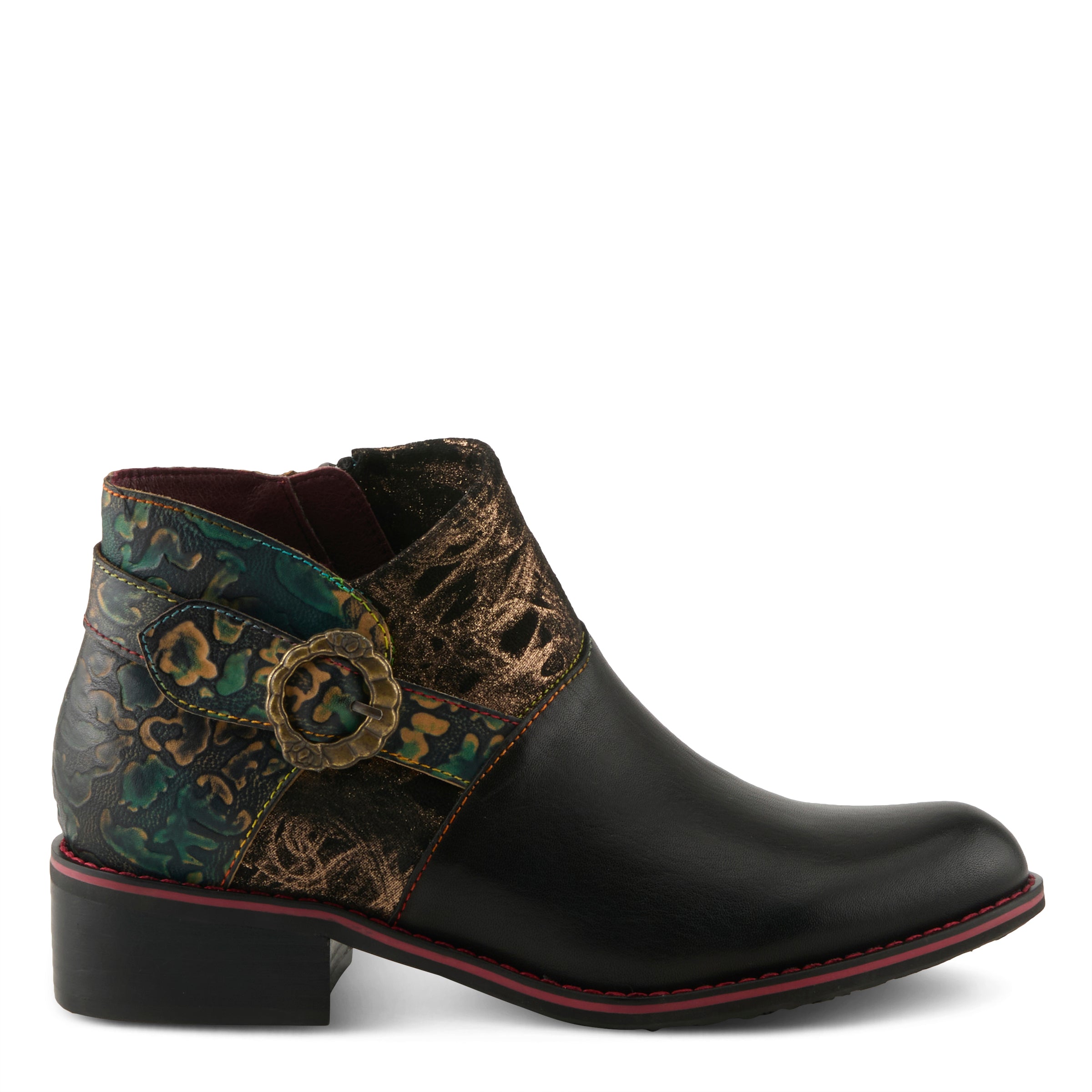 L'Artiste L'ARTISTE TIATIA BOOTS boot in brown with handcrafted leather design