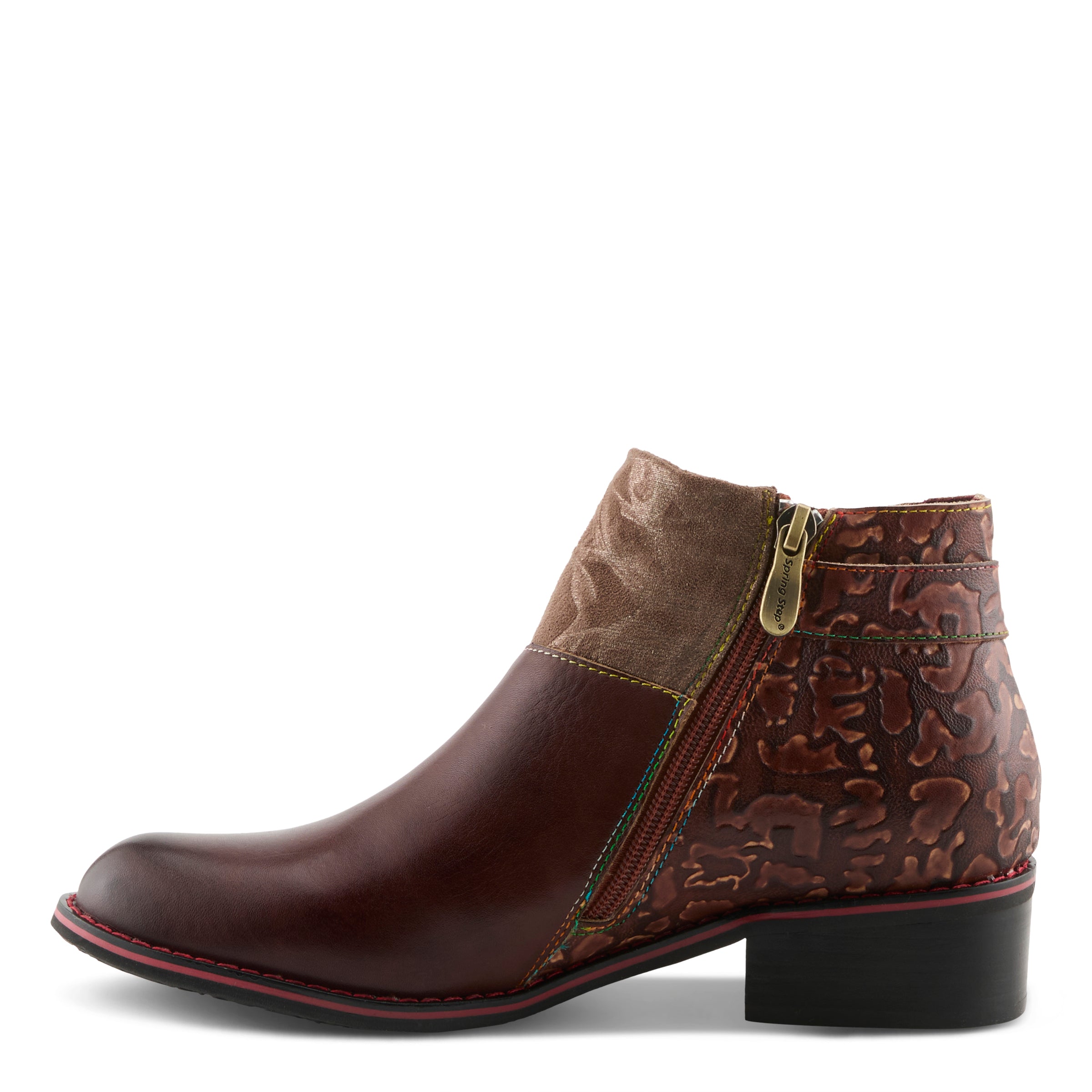 L'Artiste L'ARTISTE TIATIA BOOTS boot in black with handcrafted leather design