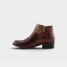 L'Artiste Tiatia boots in Brown, side view