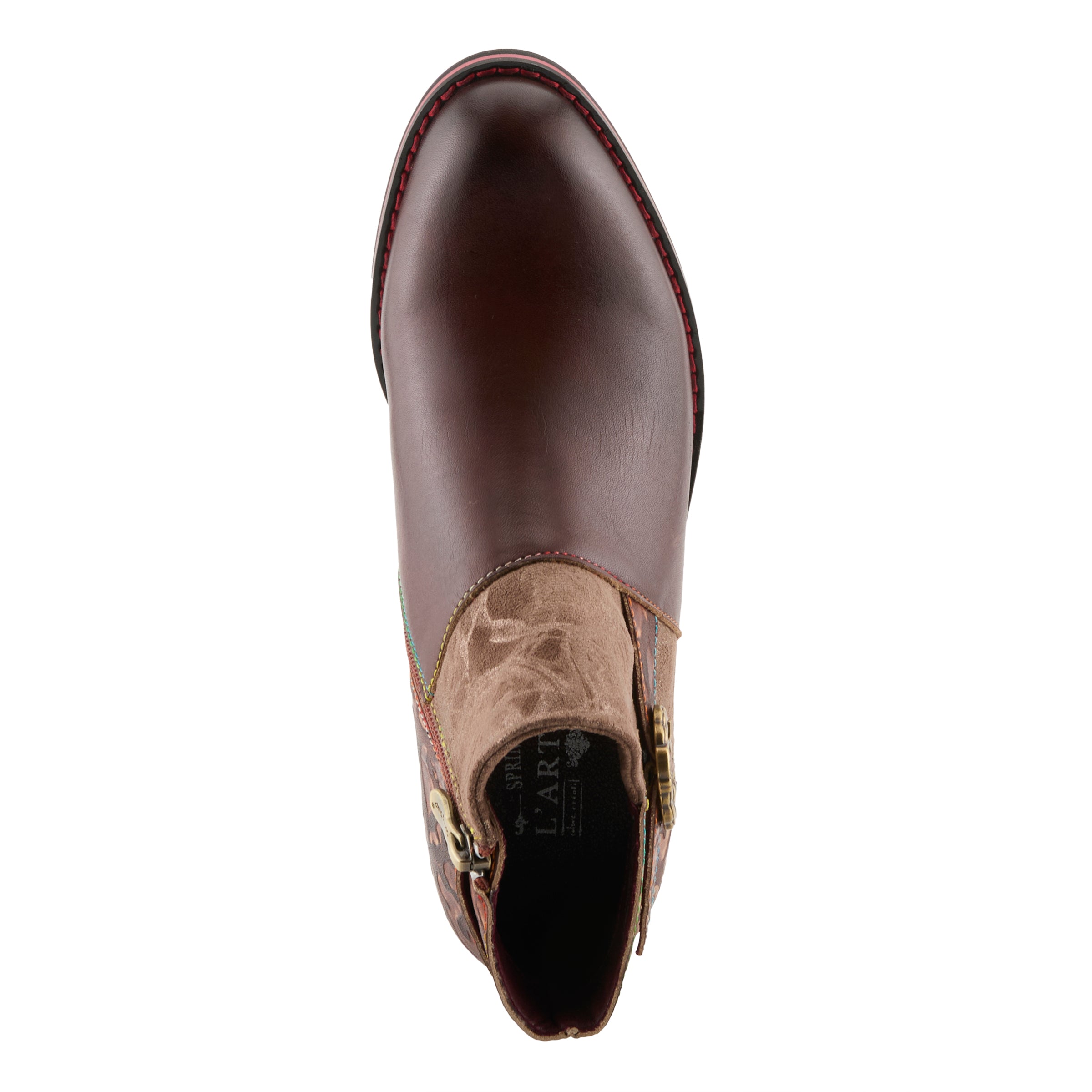 L'Artiste L'ARTISTE TIATIA BOOTS boot in black with handcrafted leather design