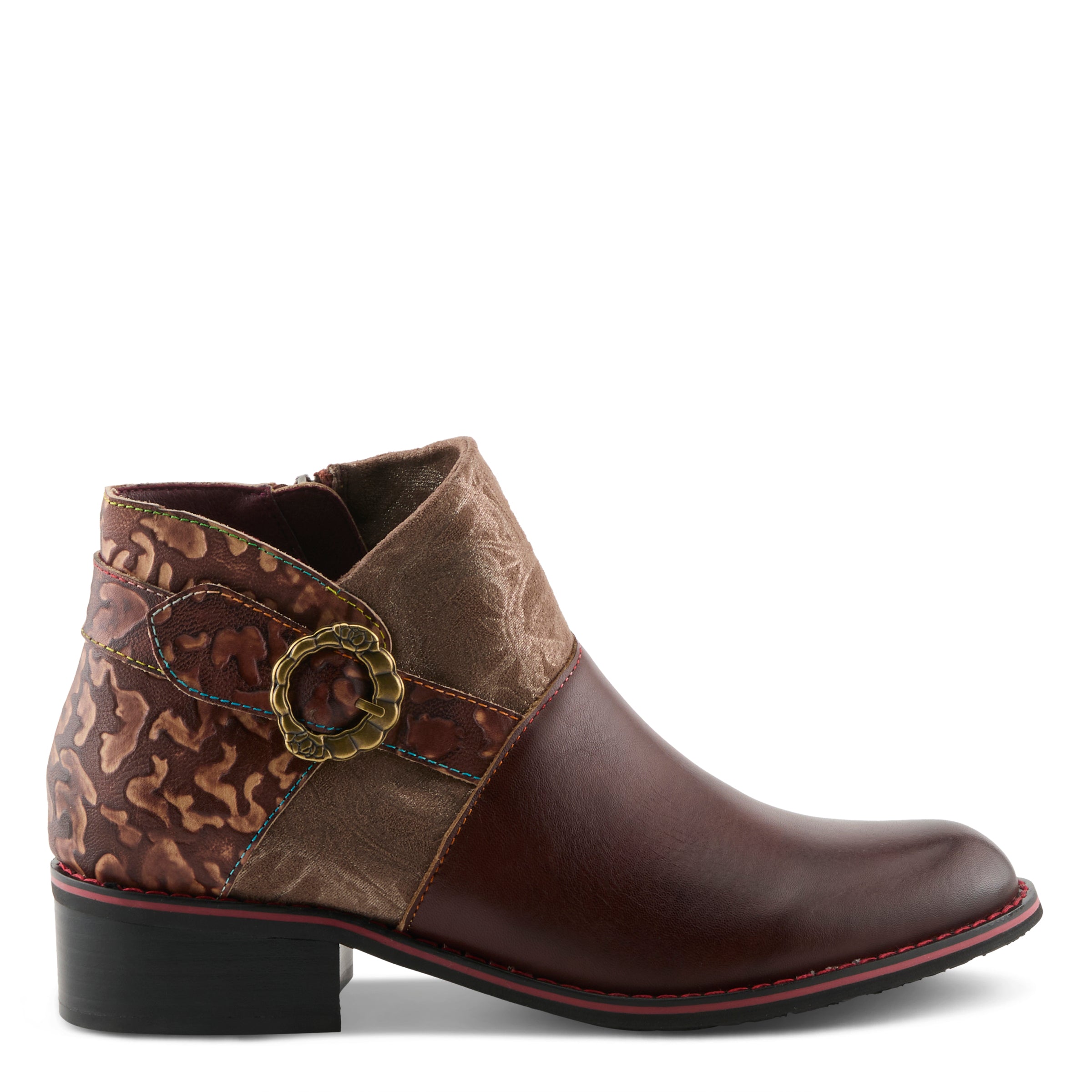 L'Artiste L'ARTISTE TIATIA BOOTS boot in black with handcrafted leather design