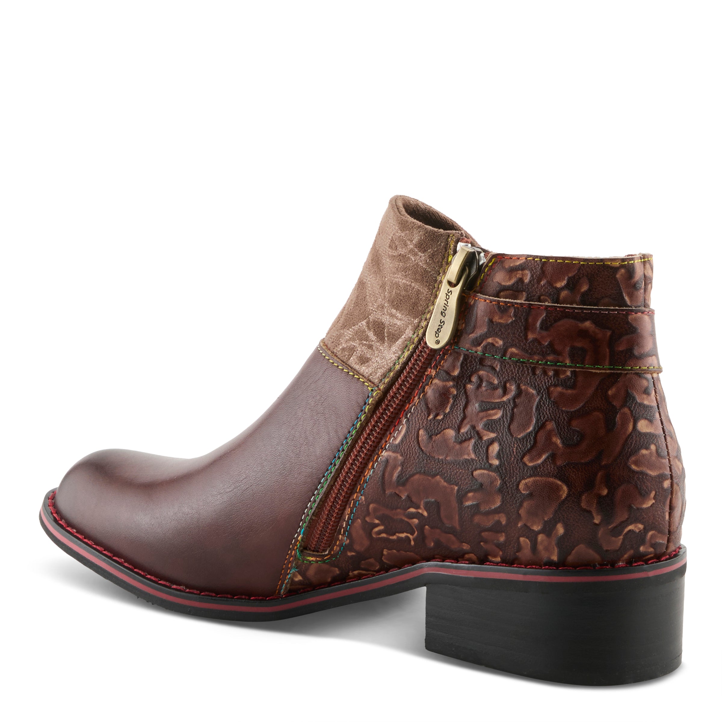 L'Artiste L'ARTISTE TIATIA BOOTS boot in black with handcrafted leather design