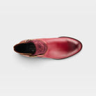 L'Artiste Tiatia boots in Bordeaux, top view