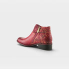 L'Artiste Tiatia boots in Bordeaux, alternate angle view