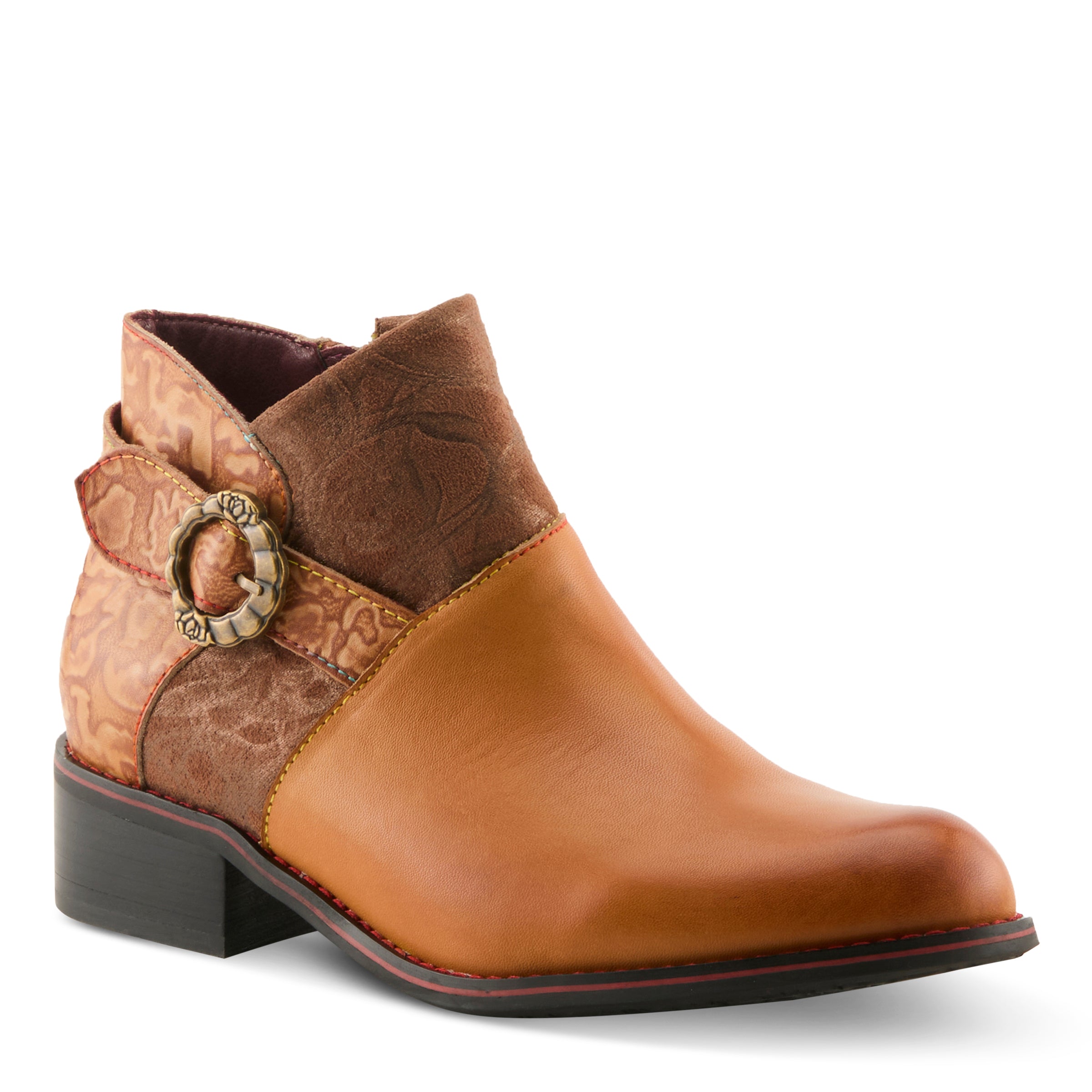L'Artiste L'ARTISTE TIATIA BOOTS boot in black with handcrafted leather design