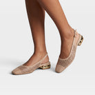 Azura Tiffanied Beige Shoe