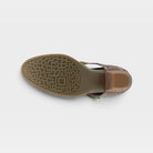 L'Artiste Toolie shoes in Olive Green, outsole view