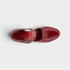 L'Artiste Toolie shoes in Red, top view