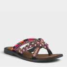 Azura Triage Black Multi Sandal