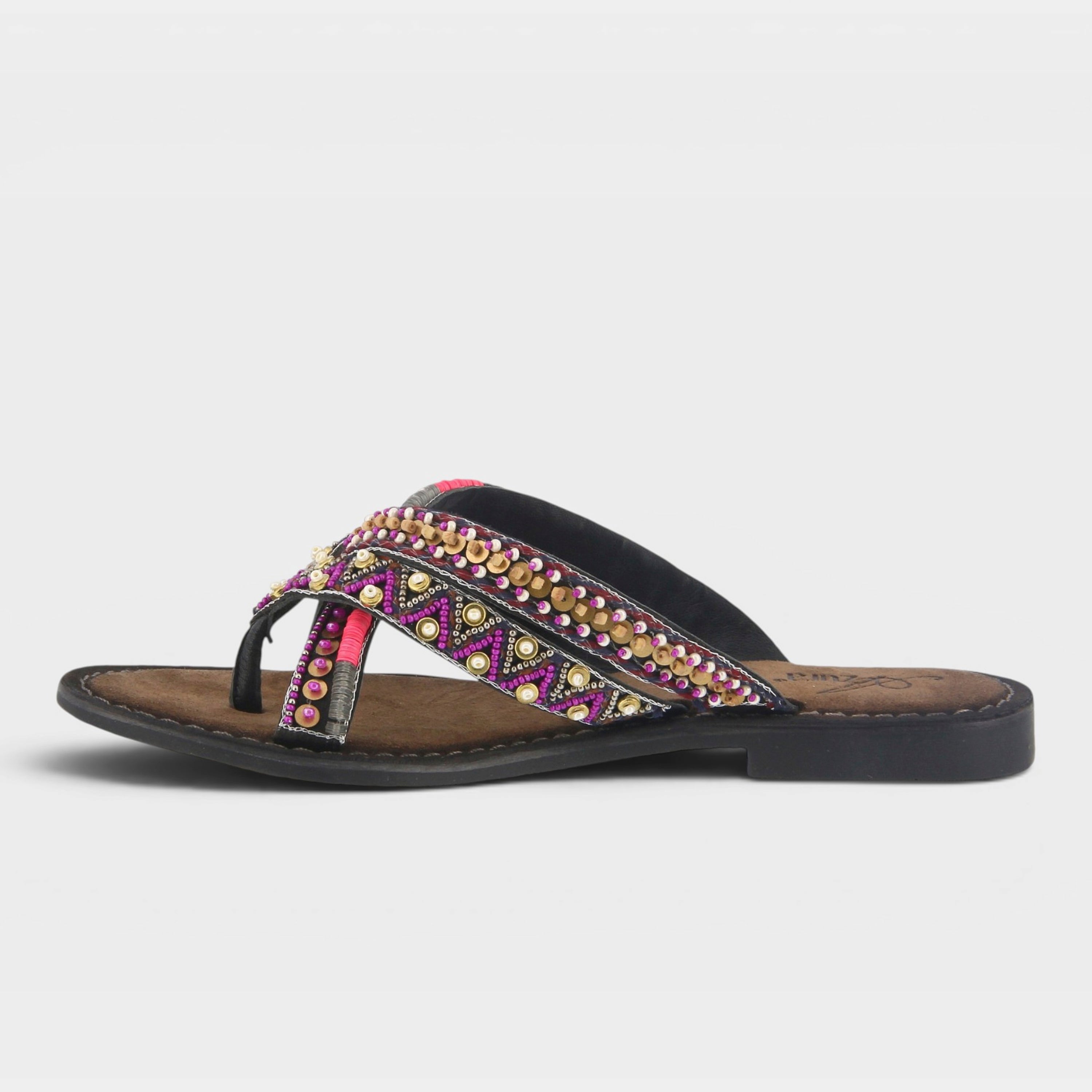 Azura Triage Black Multi Sandal