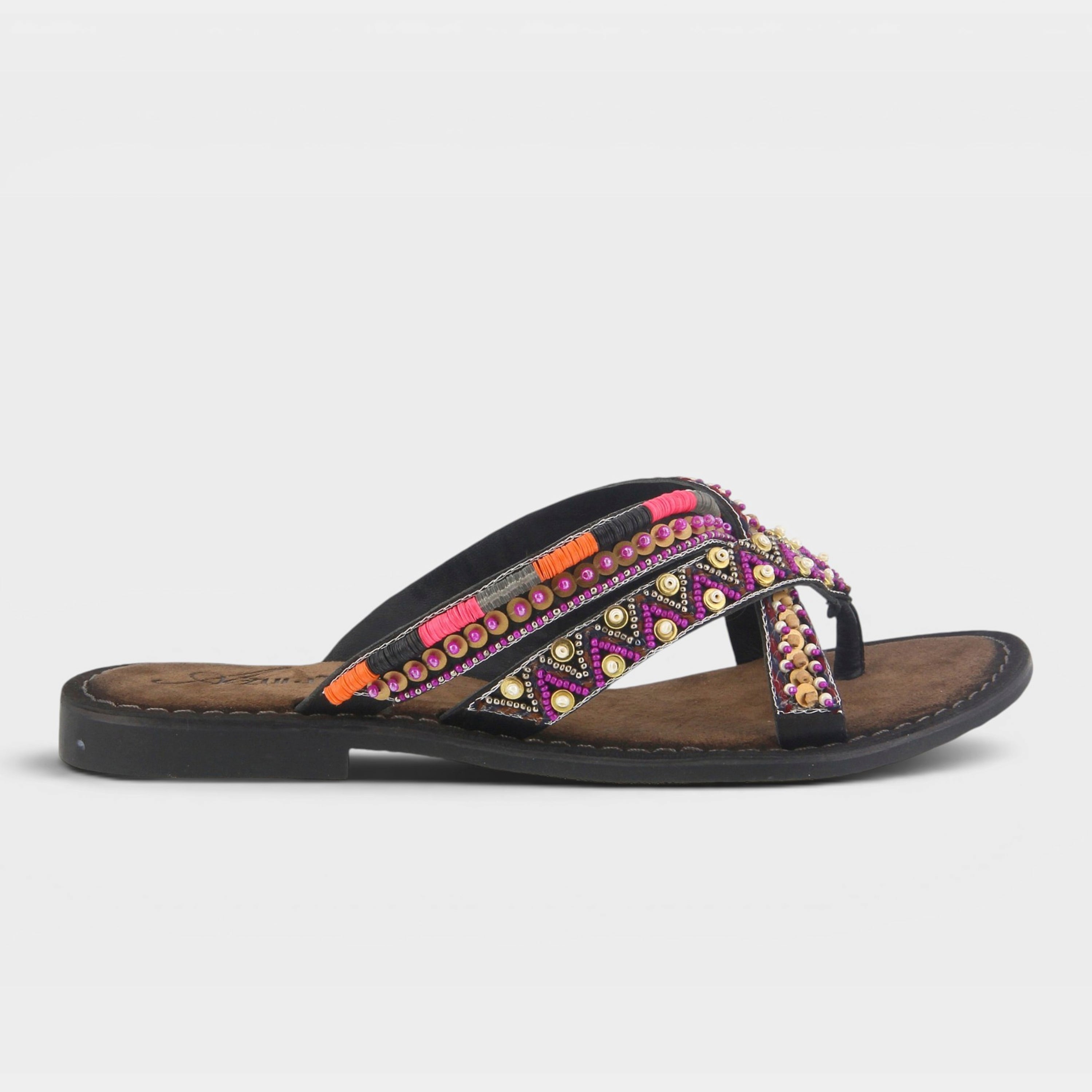 Azura Triage Black Multi Sandal