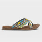 Azura Triage Grey Multi Sandal