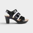 Patrizia Triodee Black Patent Slingback Sandal