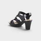 Patrizia Triodee Black Patent Slingback Sandal