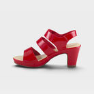 Patrizia Triodee Red Patent Slingback Sandal
