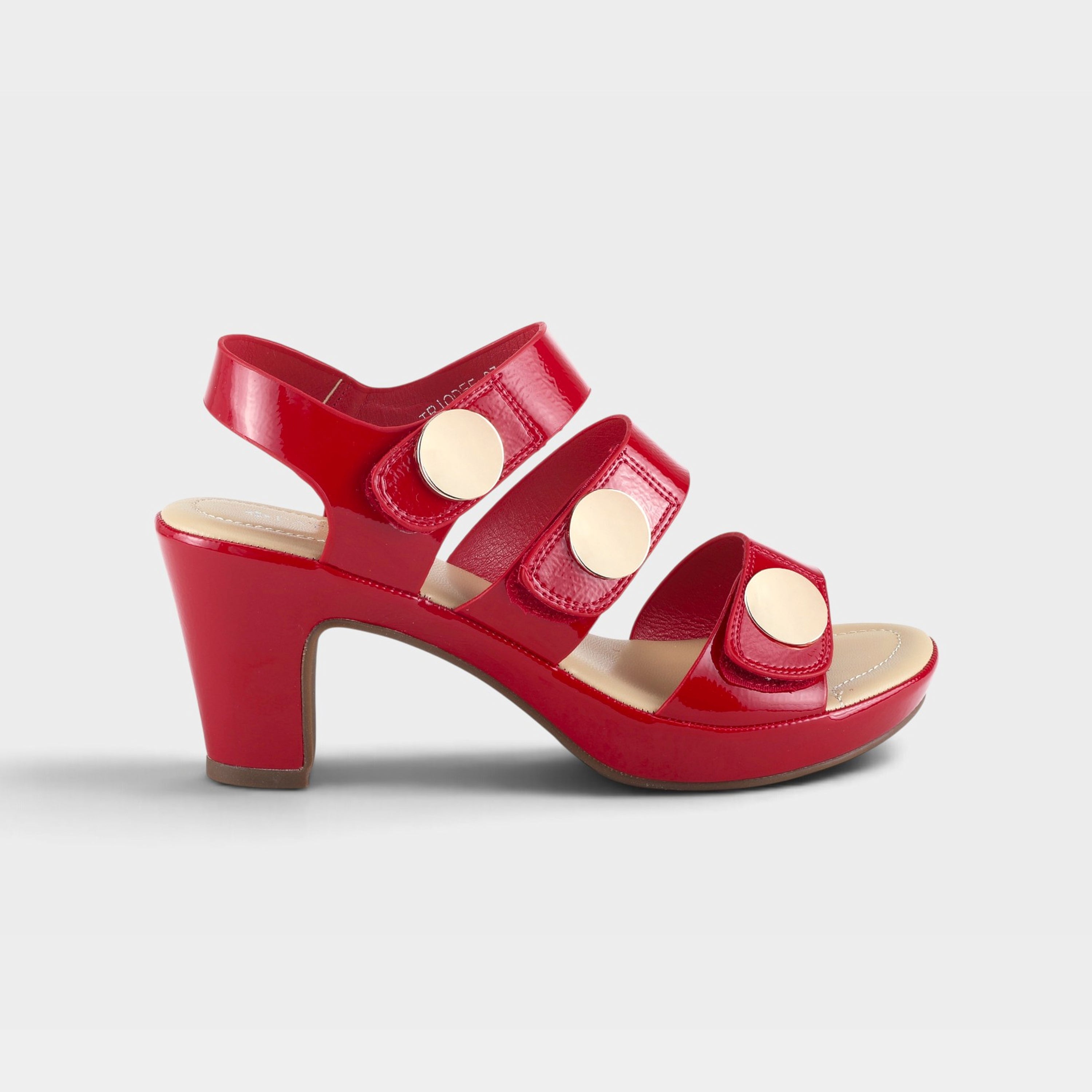 Patrizia Triodee Red Patent Slingback Sandal