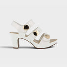 Patrizia Triodee White Patent Slingback Sandal