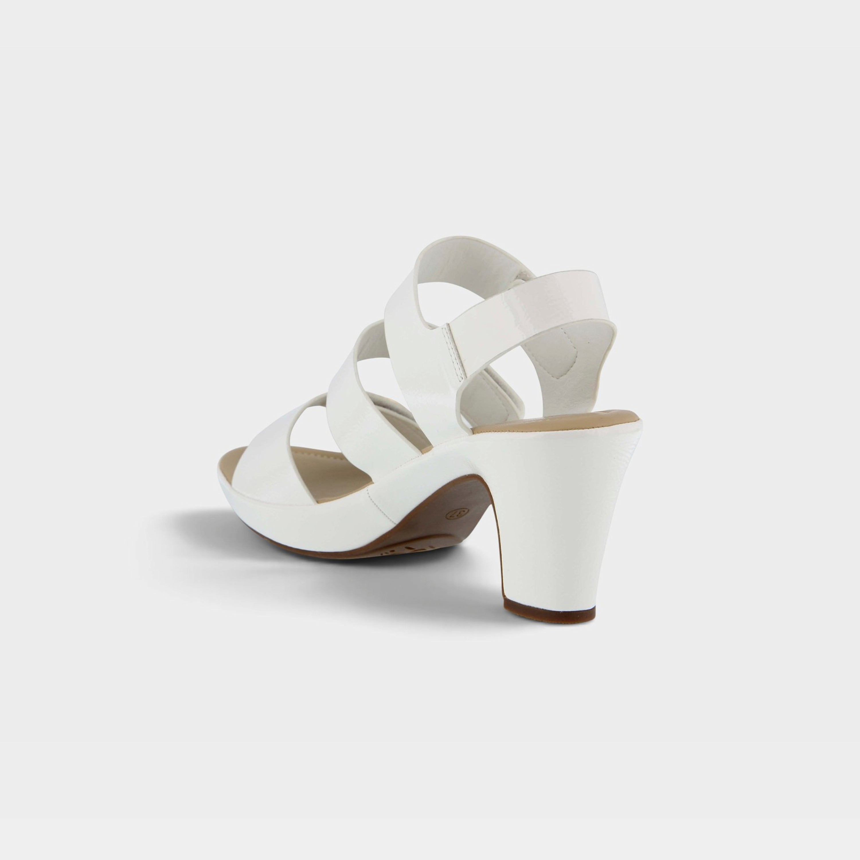 Patrizia Triodee White Patent Slingback Sandal