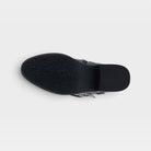 L'Artiste Vaneyck tall western boot in Blue Multi, outsole view