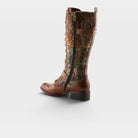 L'Artiste Vaneyck tall western boot in Brown Multi, alternate angle view