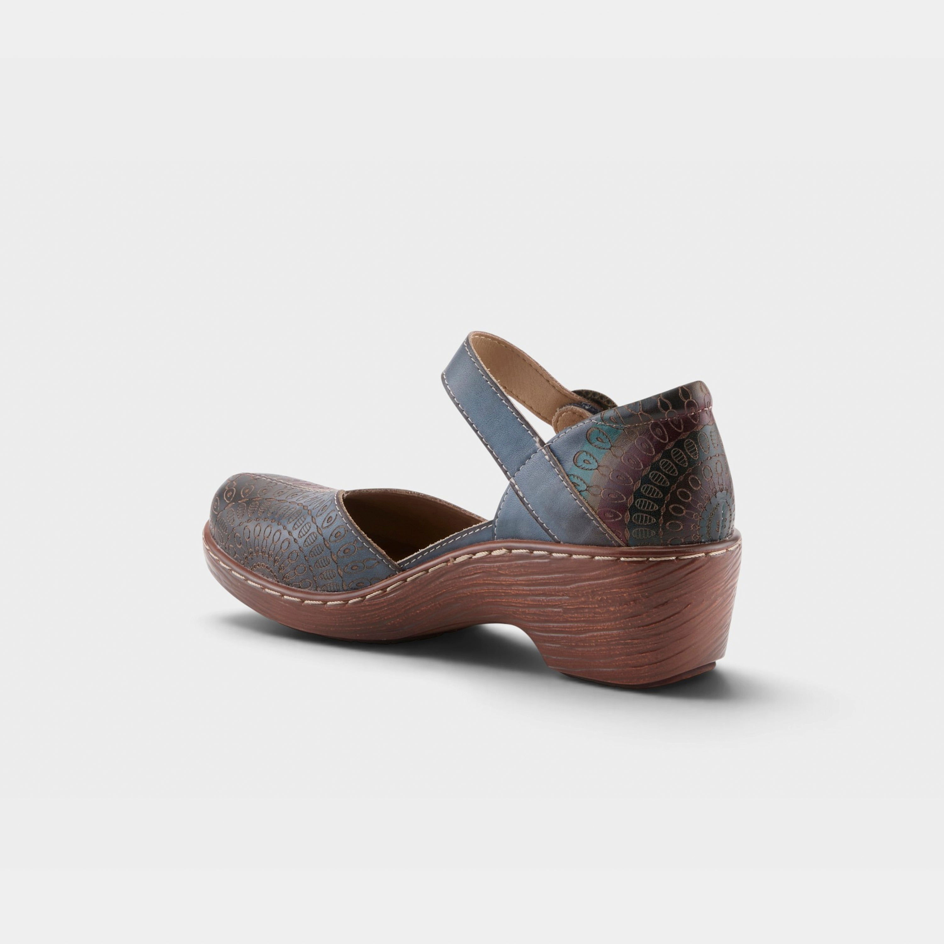 L'Artiste Veesome shoes in Blue Multi, alternate angle view