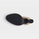L'Artiste Visionary ankle strap shoes in Beige, outsole view