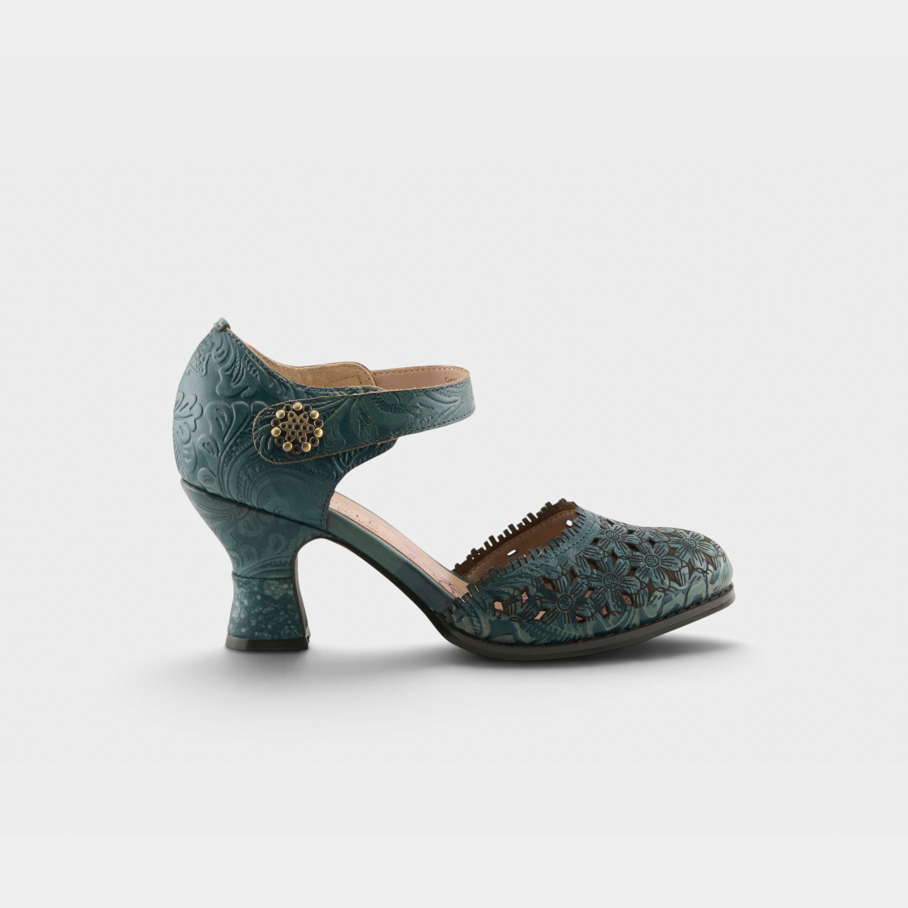 L'Artiste Visionary ankle strap shoes in Blue, hero view