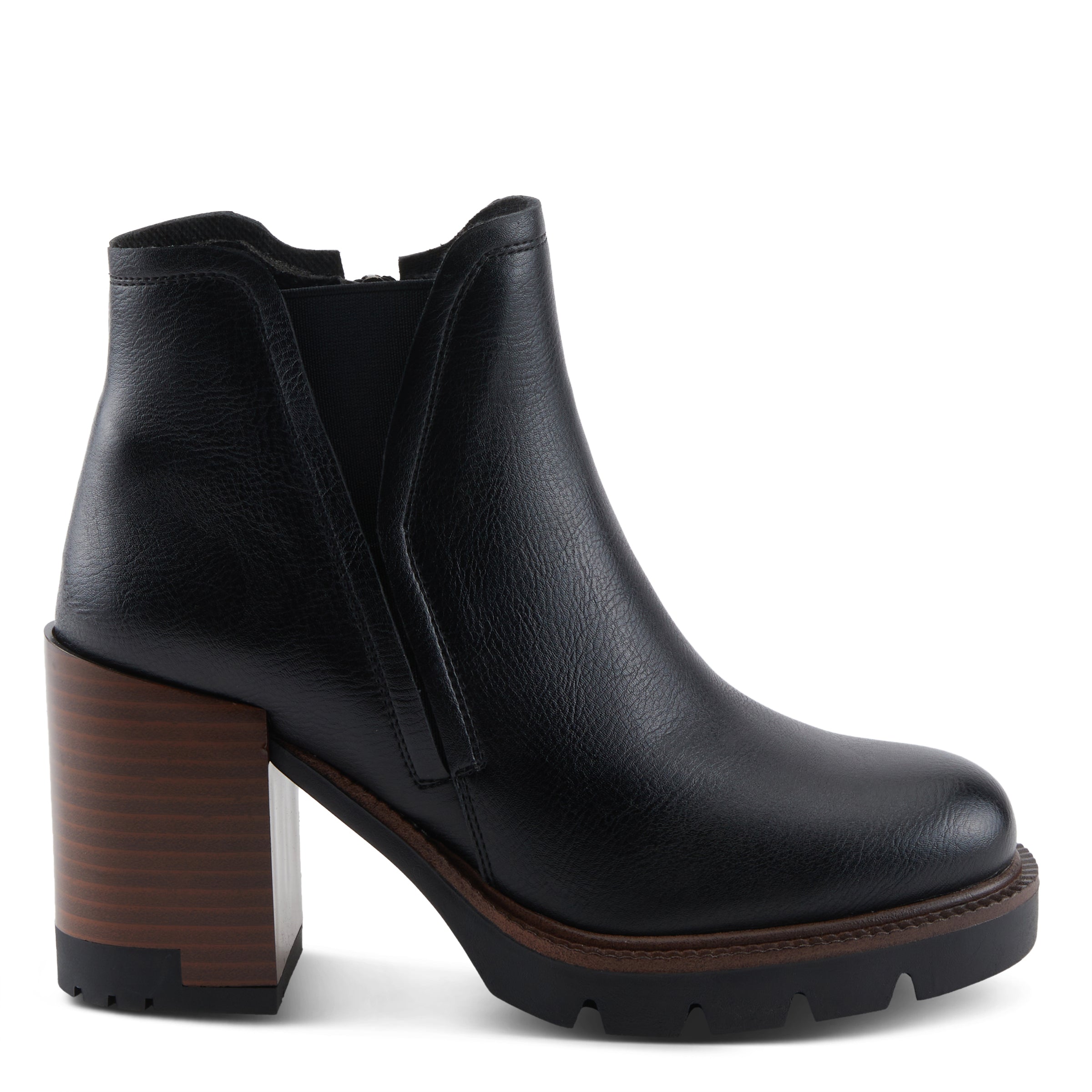 Platform Chelsea Boots – Black & Chunky Style – Spring Step Shoes