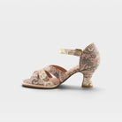 L'Artiste Waltz-Fleur sandals in Pink Multi, side view